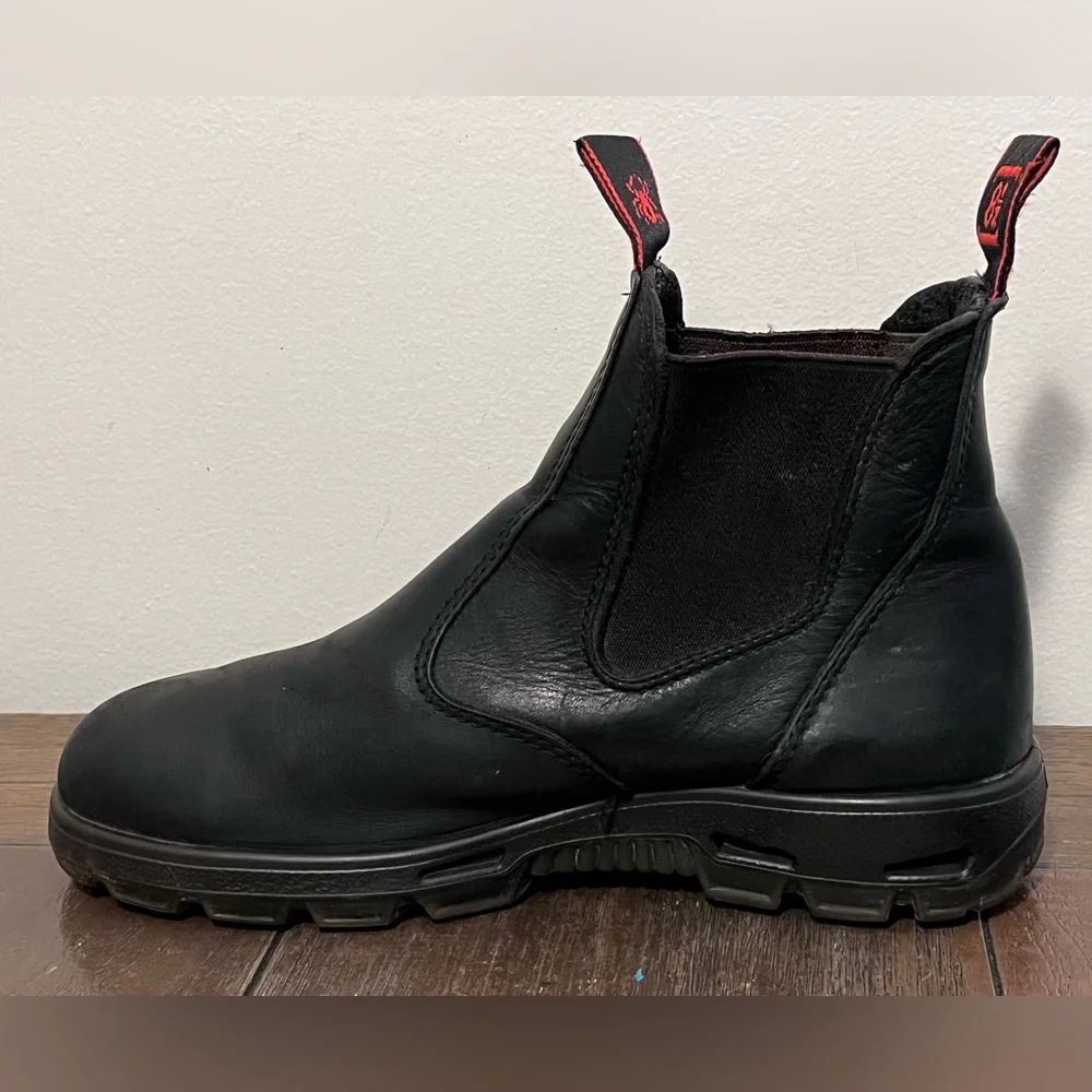 Redback Black Leather Chelsea Boots Mens US size 9.5 - Picture 7 of 12